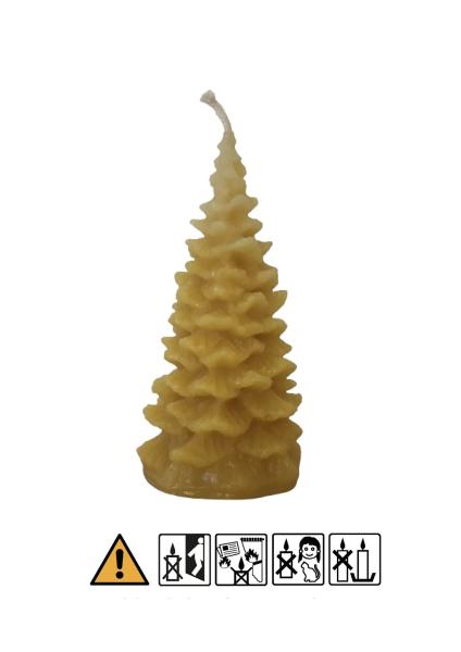 Bienenwachskerze Tannenbaum Klein